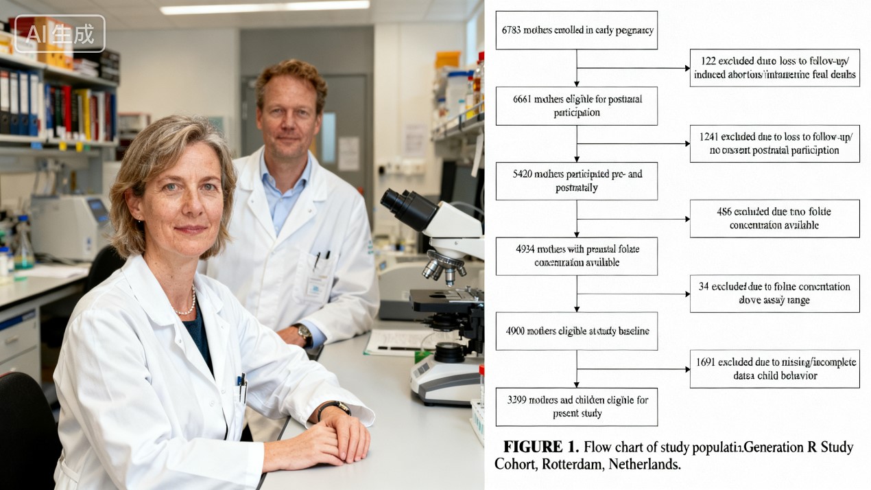 Дефицит фолата на ранних сроках беременности → 57% повышенный риск эмоциональных проблем у 3-летних детей (исследование поколения R), при этом активный фолат решает 78,4% проблем, связанных с приемом пищевых добавок среди населения Китая