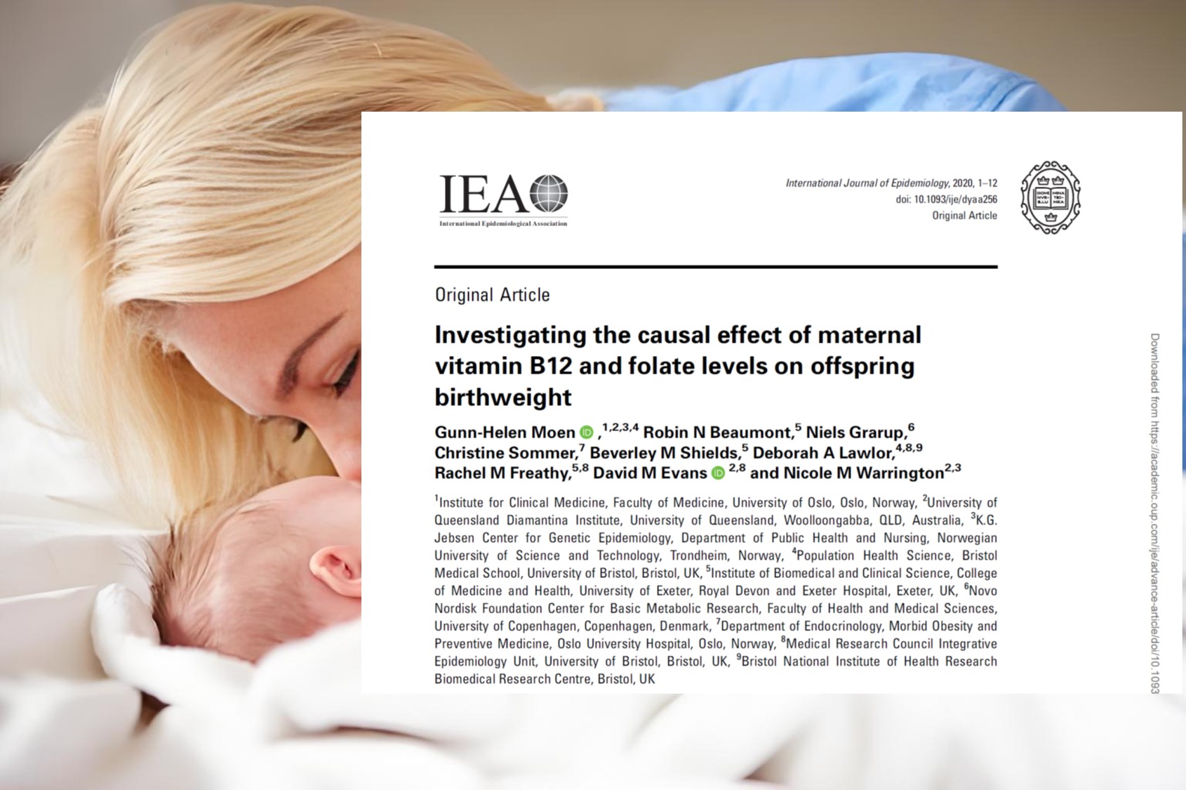 Фолат – это больше, чем просто предотвращение врожденных дефектов – он также может определять вес вашего ребенка при рождении: у науки есть ответ