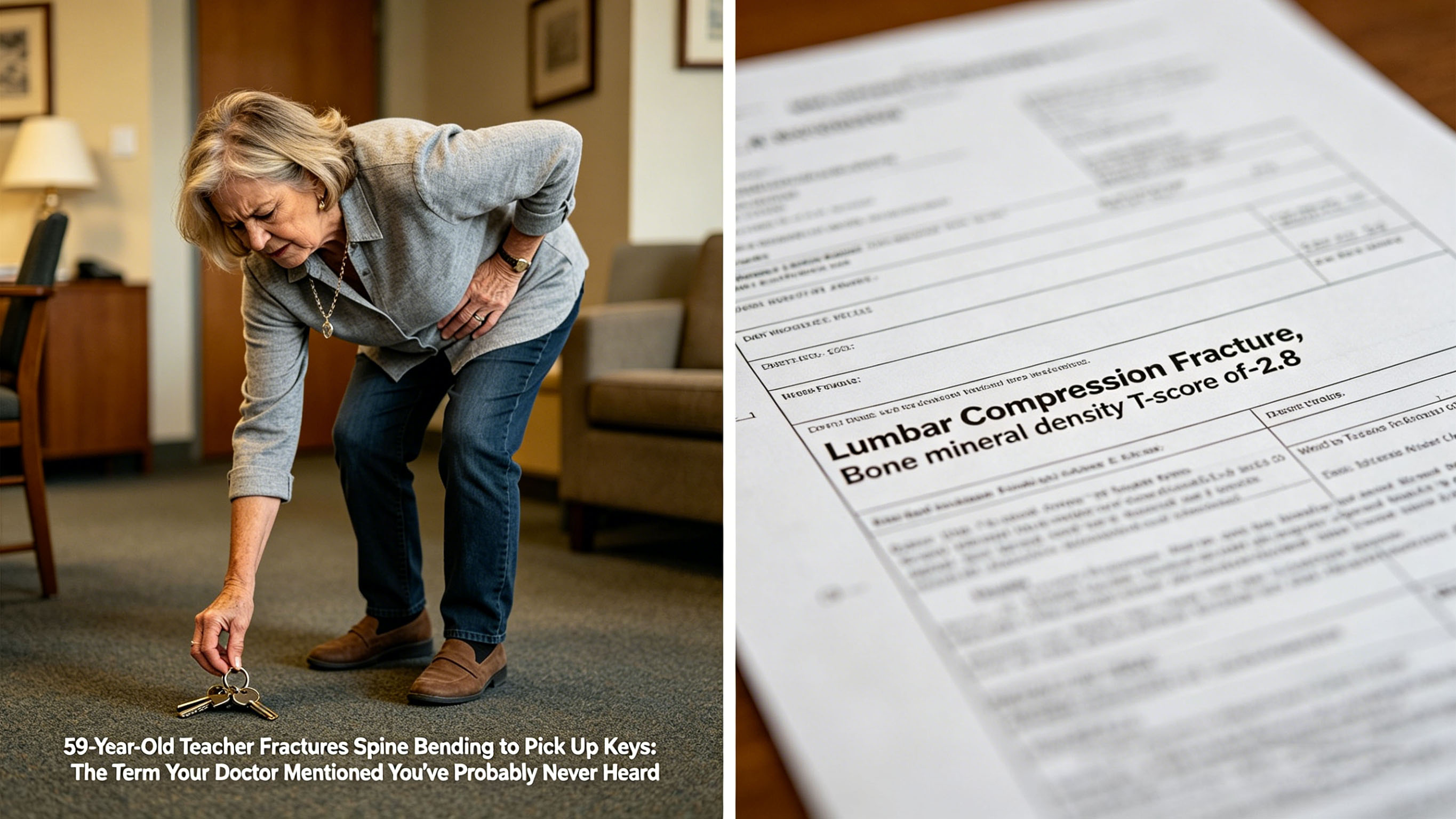 59-летняя учительница сломала позвоночник, пытаясь подобрать ключи: термин, который упомянул ваш врач, вы, вероятно, никогда не слышали